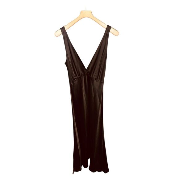 Enza Costa Silk Satin Nuit Maxi Dress - Picture 8 of 10